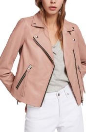 AllSaints Dalby Leather Biker Jacket at Nordstrom