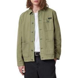AllSaints Eavis Twill Chore Jacket in Military Green at Nordstrom Rack at Nordstrom Rack