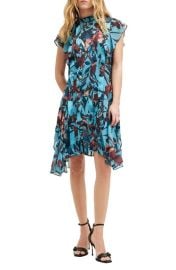 AllSaints Fleur Batu Handkerchief Hem Dress at Nordstrom