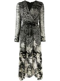 AllSaints Florence Tempo Leopard And Floral Print Midi Dress - Farfetch at Farfetch