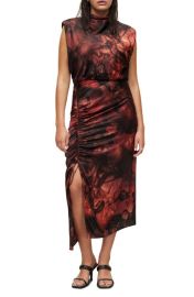 AllSaints Isa Claudia Sleeveless Midi Dress at Nordstrom