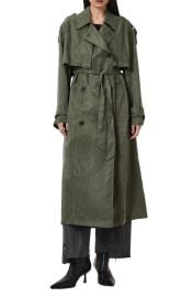 AllSaints Linnie Trench Coat at Nordstrom