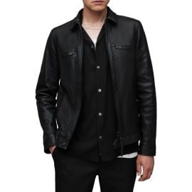 AllSaints Luck Leather Jacket at Nordstrom