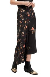 AllSaints Luisa Tanana Asymmetric Maxi Skirt at Nordstrom