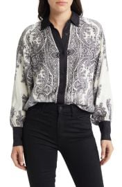 AllSaints Oana Rafaela Print Shirt at Nordstrom