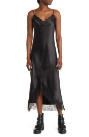 AllSaints Praia Lace Trim Slipdress at Nordstrom