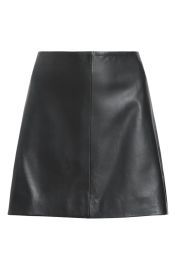 AllSaints Renai Leather Miniskirt at Nordstrom