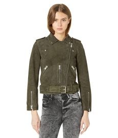 AllSaints Suede Balfern Biker at 6pm