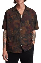 AllSaints Wailea Short Sleeve Button-Up Shirt at Nordstrom