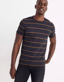 Allday Crewneck Tee in Curtis Stripe at Madewell