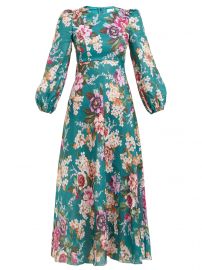 Allia floral-print linen dress at Matches