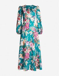 Allia floral-print linen dress at Selfridges