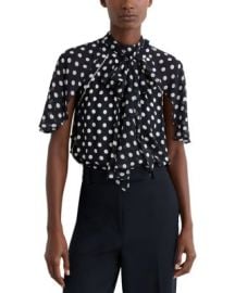 Alliana Polka Dot Printed Top at Bloomingdales