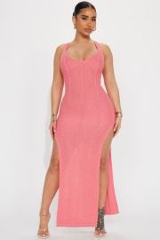 Allira Maxi Dress - Salmon Fashion Nova Dresses Fashion Nova at Fashion Nova