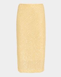Allora Beaded Midi Skirt at Neiman Marcus