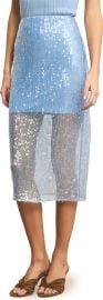 Allora Sequin Mesh Midi Skirt at Nordstrom