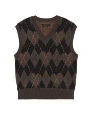 Allsaints Adore Knit Tank Vest In Khaki Green at Revolve