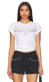 Allsaints Randal Anna Tee In White at Revolve