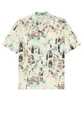 Allsaints Tagise Cotton Shirt In Cala White at Revolve