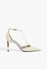 Allure T Stiletto Pump in White Patent Leather - SCHUTZ at Schutz
