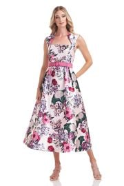 Alma Tea Length Dress Kay Unger at Kay Unger