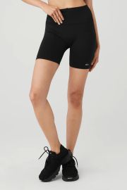 Alo Seamless Ribbed Favorite Short at Alo