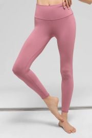Alo Yoga 7 8 High Waist Airbrush Legging in Pink Wild Rose at Alo Yoga