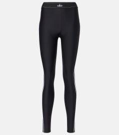 Alo Yoga Airlift High Waist Suit Up Legging in Black White at Mytheresa