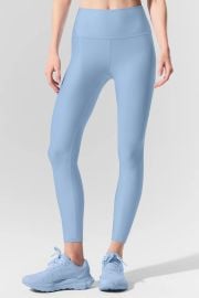 Alo Yoga High Waist Airlift Legging in Seashell Blue at Alo Yoga