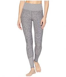 Alo Yoga High Waist Lounge Leggings in Dove Grey Heather at Zappos