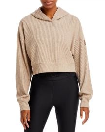 Alo Yoga Muse Ribbed Hoodie Sweatshirt at Bloomingdales