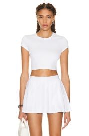 Alo Yoga Soft Crop Finesse Short Sleeve Top at FWRD