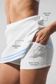 Alo Yoga Tennis Club Sweater Knit Skirt at Alo Yoga