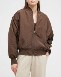 Alo Yoga Urbanite Bomber Jacket w Faux Fur Lining at Neiman Marcus