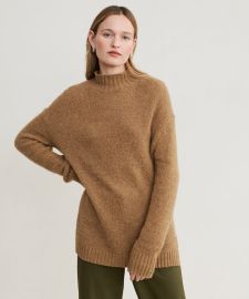 Alpaca Mockneck Pullover Jenni Kayne at Jenni Kayne