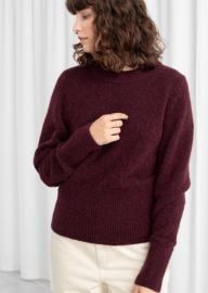 Alpaca puff sweater at & Other Stories