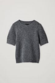 Alpaka-Yak Puff Sleeve Top by Cos at Cos