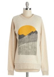 Alpine Shine Sweatshirt in Ecru at ModCloth