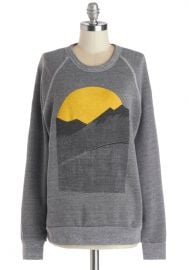 Alpine Shine Sweatshirt in Stone at ModCloth