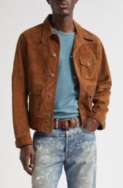 Alston Roughout Leather Jacket at Nordstrom