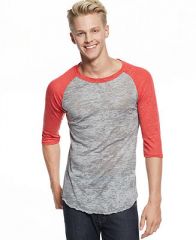 Alternative Apparel Burnout Baseball T-Shirt - T-Shirts - Men - Macys at Macys