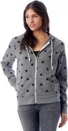 Alternative Women39s Zip-Up Hoodie Eco-Fleece Vintage Adrian Hooded Crewneck at Womens Clothing store at Amazon