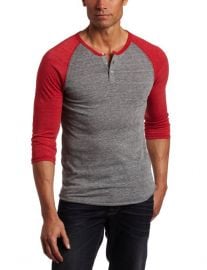 Alternative raglan henley at Amazon