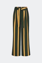 Alto Crepe Pant in FernMustard Stripe SIMONMILLER Simon Miller at Simon Miller
