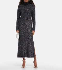 Altuzarra - Dione sequined midi skirt at Mytheresa