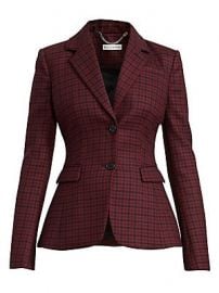 Altuzarra - Fenice Plaid Wool-Blend Blazer at Saks Fifth Avenue