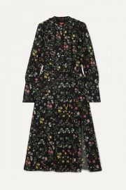 Altuzarra - League ruffled floral-print silk crepe de chine midi dress at Net A Porter