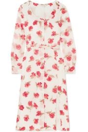 Altuzarra - Livia floral-print chiffon dress at Net A Porter