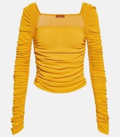 Altuzarra Asgard ruched jersey top at Mytheresa