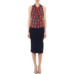 Altuzarra Check-Print andquotXanthosandquot Blouse at Barneys